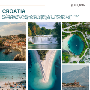 Croatia Instagram locations Map